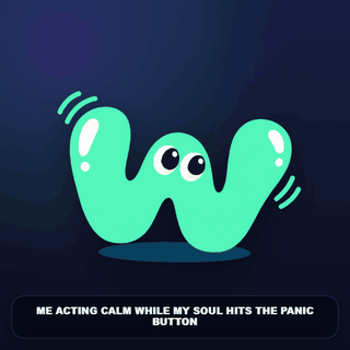 Panic Bounce animated meme sample